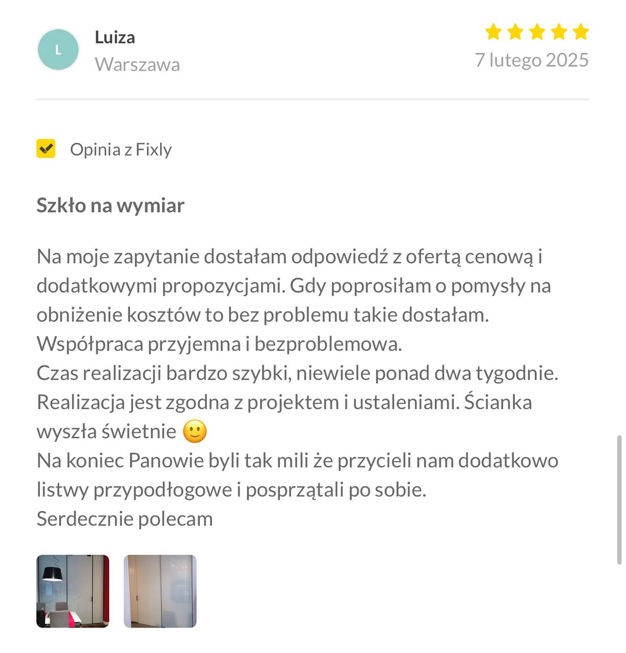 Opinia klienta 4